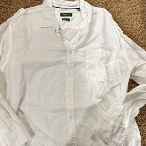 Orvis Men's Classic White Button Down Shirt